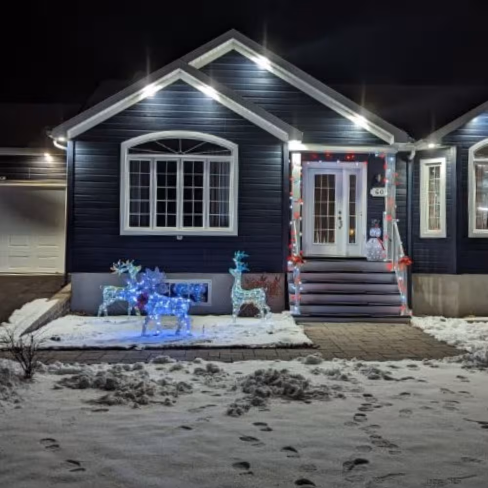 Éclairage intelligent et dimmable installé dans toute la maison